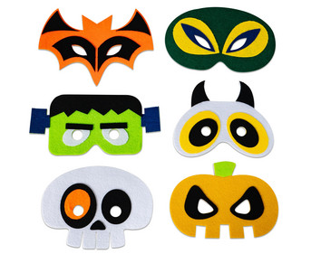 Halloween Masken 6er Set