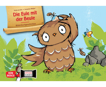 Die Eule mit der Beule Kamishibai Bildkartenset