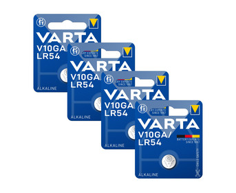 VARTA Knopfzelle V10GA/LR54 4 Stück