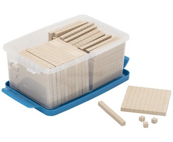 Betzold Zehnersystemsatz ZR bis 100 aus treeNside Material natur