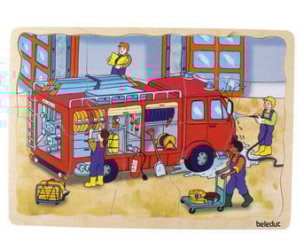 beleduc Lagen Puzzle Feuerwehr