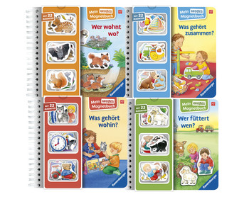 Ravensburger Mein großes Magnetbuch Set mit 4 Büchern