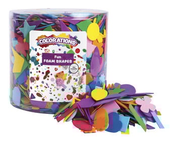 Moosgummi Set verschiedene Formen 225 g