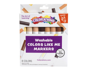 Multicultural Chubby Marker Colors like me 8 Farben