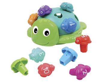 Zahlen und Formen Spiel Meeresschildkröte