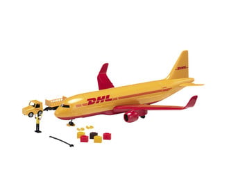 Siku DHL Frachtflugzeug mit Zubehör