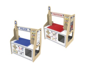 beleduc Twin Station Feuerwehr & Polizei