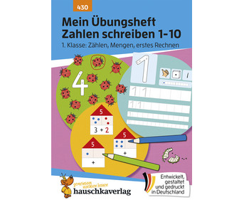 Mein Übungsheft Zahlen 1 10 1 Klasse Zählen Mengen Rechnen