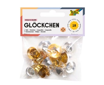 folia Glöckchen in 3 Größen sortiert