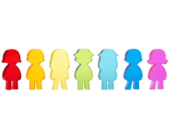 Acryl Figuren Kinder 7 Stück