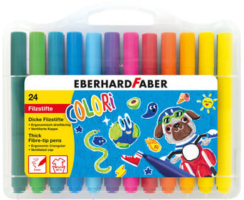 Eberhard Faber Dreikant Filzstifte Colori dick