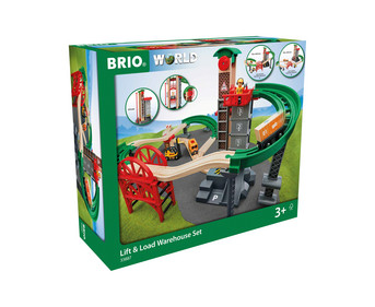 BRIO® World Großes Lagerhaus Set mit Aufzug