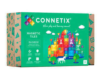 Connetix Kreativ Set Regenbogenfarben 102 teilig