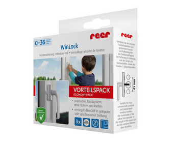 WinLock Fenster & Balkontürsicherung 3er Set