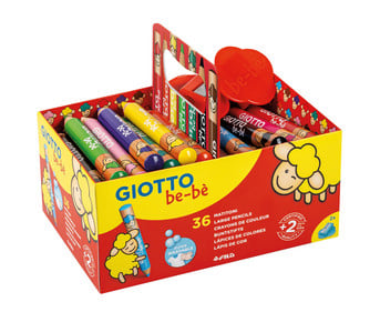 GIOTTO be bè Jumbo Buntstifte 12 Farben 36 Stück