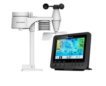 BRESSER WLAN Farbwetterstation mit 5 in 1 Profi Sensor