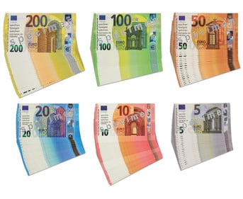 Betzold Rechengeld Euro Banknoten 65 Stück