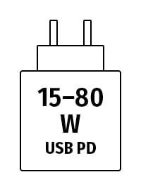 Netzstecker 15 - 80W USB PD